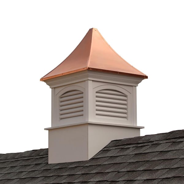 Good Directions Southington 26 in. x 42 in. Vinyl Cupola with Copper Roof