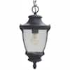 Home Decorators Collection Wilkerson 1-Light Black Outdoor Chain Hung ...