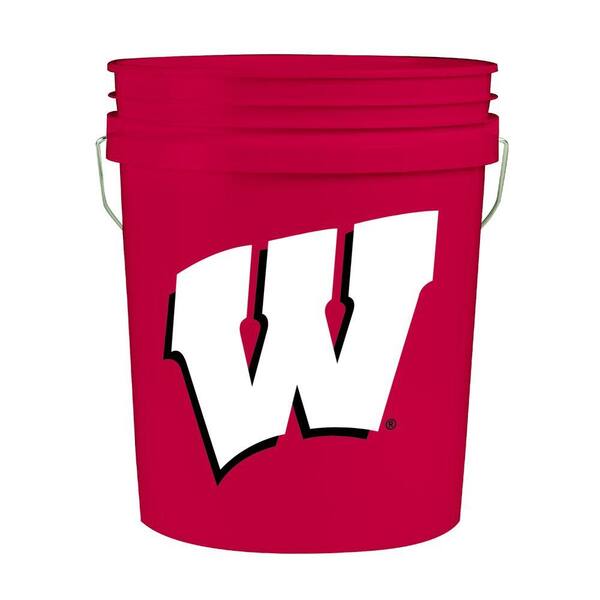 Unbranded Wisconsin 5-Gal. College Bucket