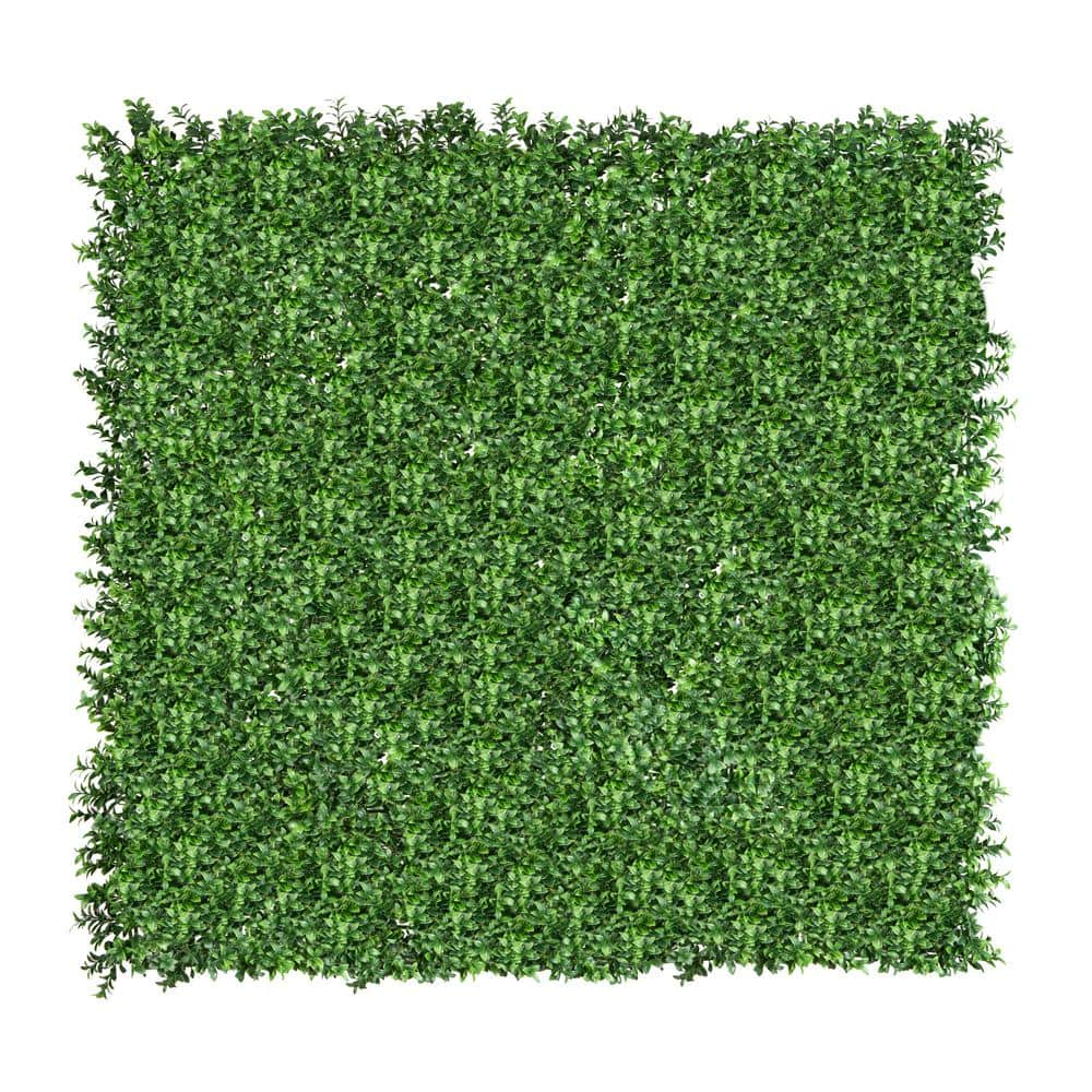 40 in. H x 40 in. W Green Artificial Jasmine Leaf Panel