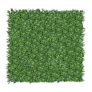 40 in. H x 40 in. W Green Artificial Jasmine Leaf Panel