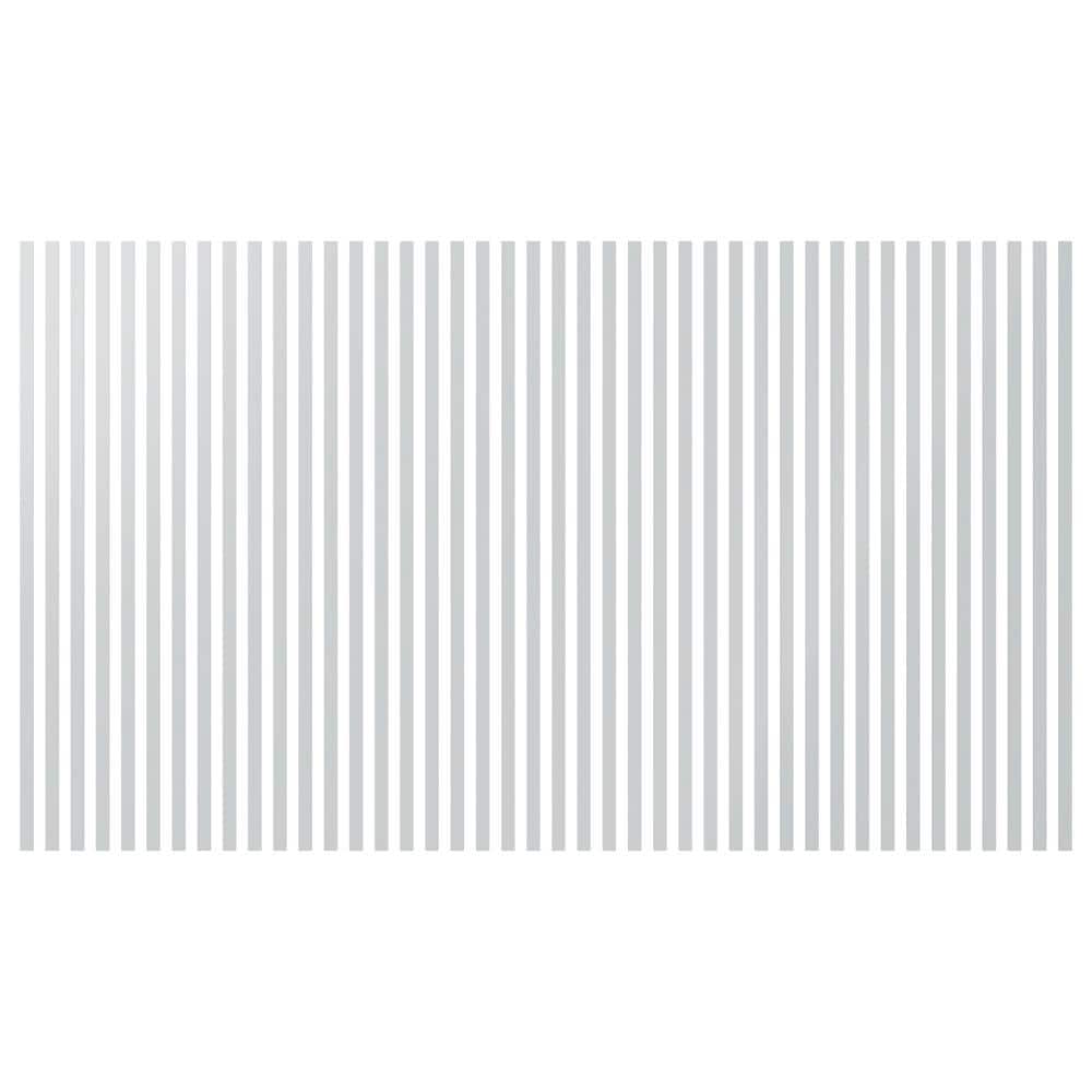 Adjustable White Acrylic Slat Wall Panel Kit