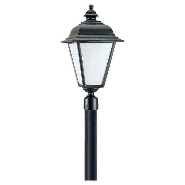 Generation Lighting Bancroft 1-Light Outdoor Black Post Top