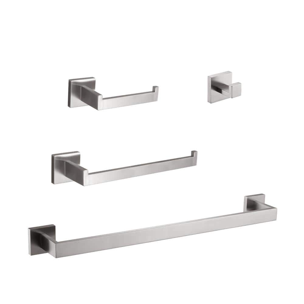 Avex 4-Piece Bath Hardware Set in Brushed Nickel price history on PriceWatchPro