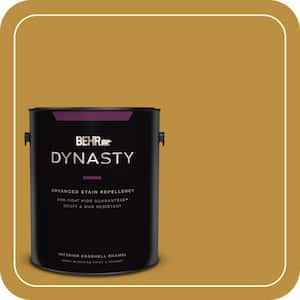 1 gal. #340D-6 Fervent Brass Eggshell Enamel Interior Stain-Blocking Paint & Primer