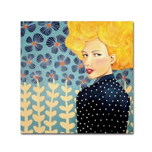 35 in. x 35 in. "Lucie" by Sylvie Demers Printed Canvas Wall Art