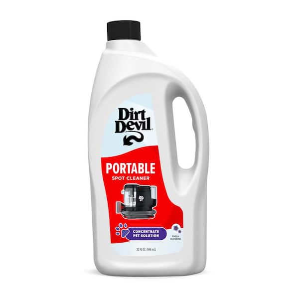 Dirt Devil 32 oz. Portable Pet Carpet Cleaner Solution for Portable Spot Cleaners, Premixed, Eliminates Pet Stains and Odors