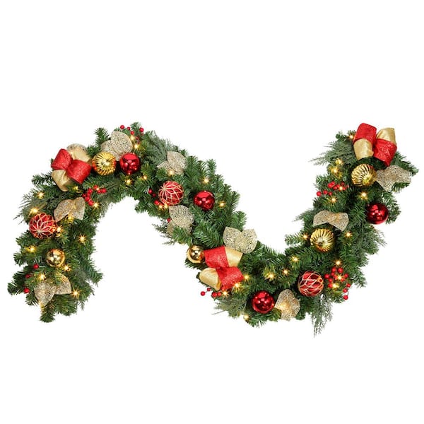 Beads - Christmas Garland - Christmas Greenery - The Home Depot