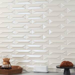Vintage Naturalis 3D 2.5 in. x 9 in. Polished Ceramic Wall Tile (6.02 sq. ft./Case)