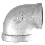 1-1/2 in. x 1-1/4 in. Galvanized Iron 90° Reducing Elbow