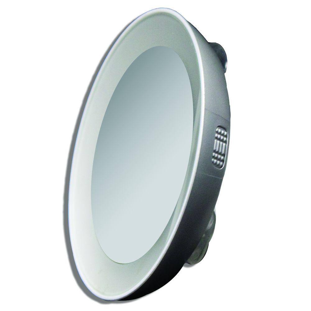 Zadro 15x Led Lighted Next Generation, 15x Magnifying Vanity Mirror With Light