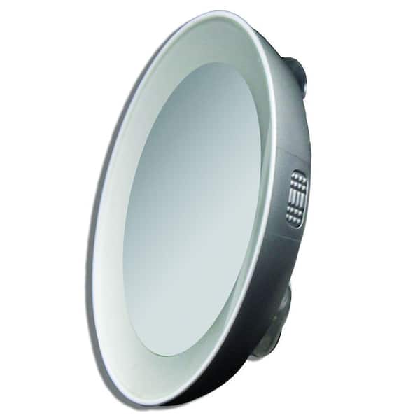 Zadro 15X LED Lighted Next Generation Spot Makeup Mirror in Silver