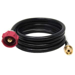 8 ft. 1 lb. to 20 lbs. Propane Adapter Hose Converter