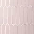 Ivy Hill Tile Axis Pink 2.6 in. x 13 in. Polished Picket Ceramic Wall ...