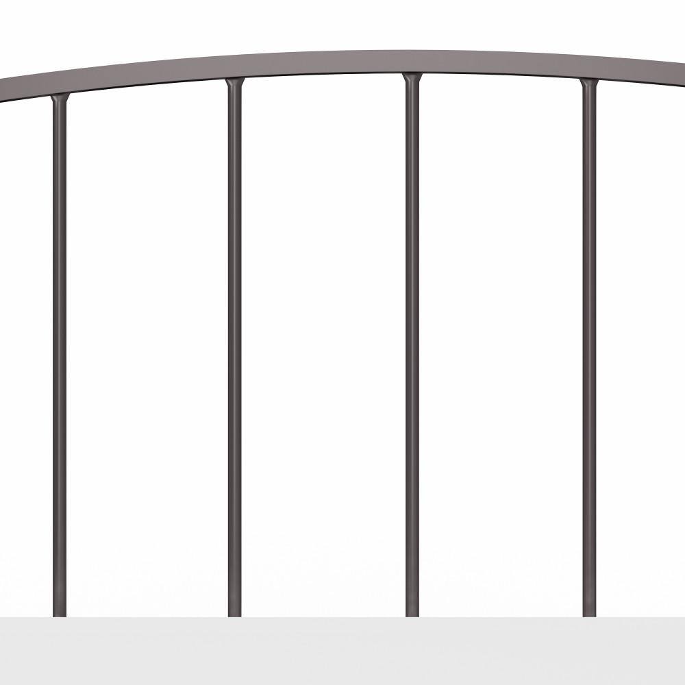 Gray Bronze Metal Full/Queen Farmhouse Headboard