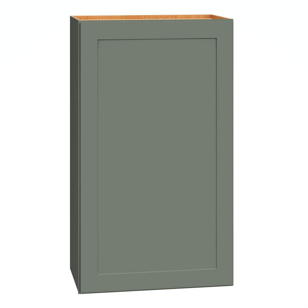 QuickShip Cottage 21 in. W x 12 in. D x 36 in. H Assembled Plywood Shaker Wall Kitchen Cabinet in Conifer price history on PriceWatchPro