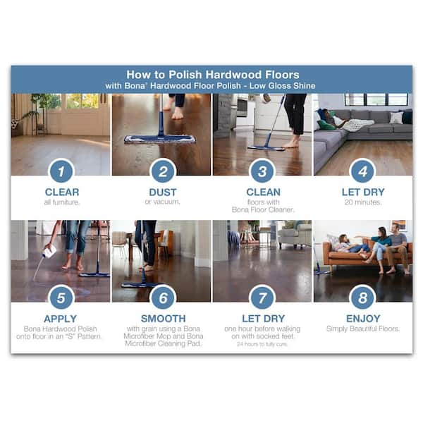 Bona 32 Oz Low Gloss Hardwood Floor Polish Wp500351001 The Home Depot Bona 32 Oz Low Gloss Hardwood Floor