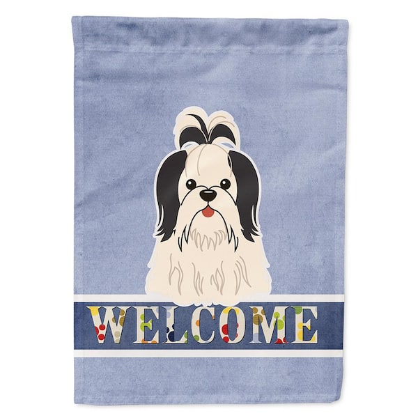 Caroline Treasures BB2136CHF Schnauzer Flag Canvas, casa, Grande, Multicolore : Caroline's Treasures
