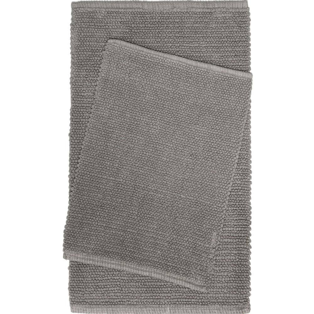 Home Dynamix Nicole Miller Newton Gray Pebble 2Piece (17 in. x 24 in