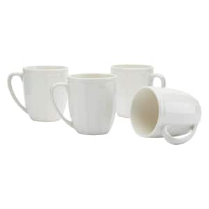 15 oz. Mosaico White Porcelain Mug (Set of 4)