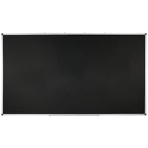 Black Board 70 in. x 40 in. Large Chalkboard with Aluminum Frame Black Boards Dry Erase Includes 1 Magnetic Erase