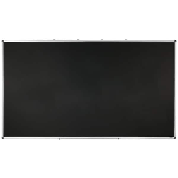 VEVOR Black Board 70 in. x 40 in. Large Chalkboard with Aluminum Frame Black Boards Dry Erase Includes 1 Magnetic Erase