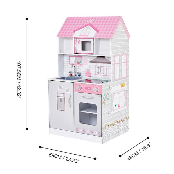 Real Mini Cooking Dollhouse Miniature Stainless Steel White 