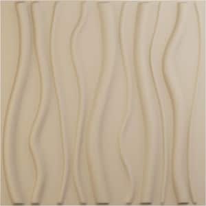 19 5/8 in. x 19 5/8 in. Jackson EnduraWall Decorative 3D Wall Panel, Smokey Beige (12-Pack for 32.04 Sq. Ft.)