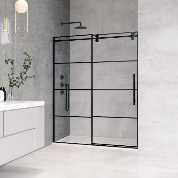 Altair Sankiz 60 in. W x 76 in. H Single Sliding Frameless Altair Sankiz 60 in. W x 76 in. H Single Sliding Frameless