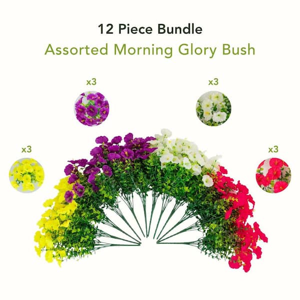 Nearly Natural 14 in. Multi-Colored UV Resistant Artificial