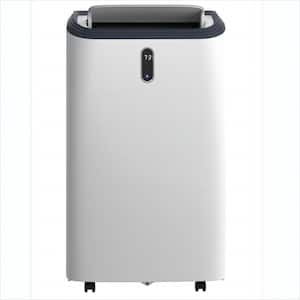 12,000 BTU ASHRAE 115-Volt Portable Air Conditioner Cools 400 Sq. Ft. with Dehumidifier and Remote in White