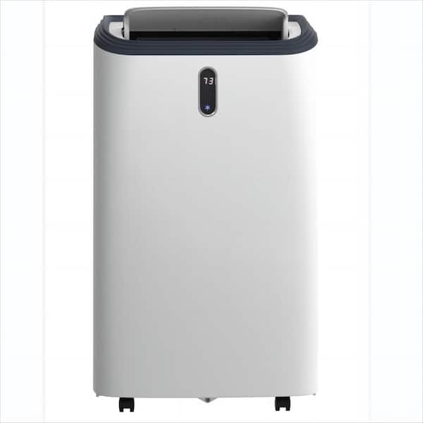 14,000 (10,000 BTU DOE) 115-Volt Portable Air Conditioner Cools 470 sq. ft. with Remote in White