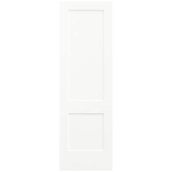 JELD-WEN 32 in. x 96 in. Monroe White Painted Smooth Solid Core Molded Composite MDF Interior Door Slab