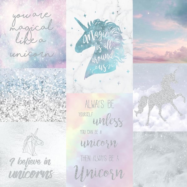 Just My Style Sequin Unicorns Art Set