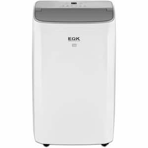 10,000 BTU Portable Air Conditioner Cools 550 Sq. Ft. with Dehumidifier, Fan, Remote and Digital Display in White