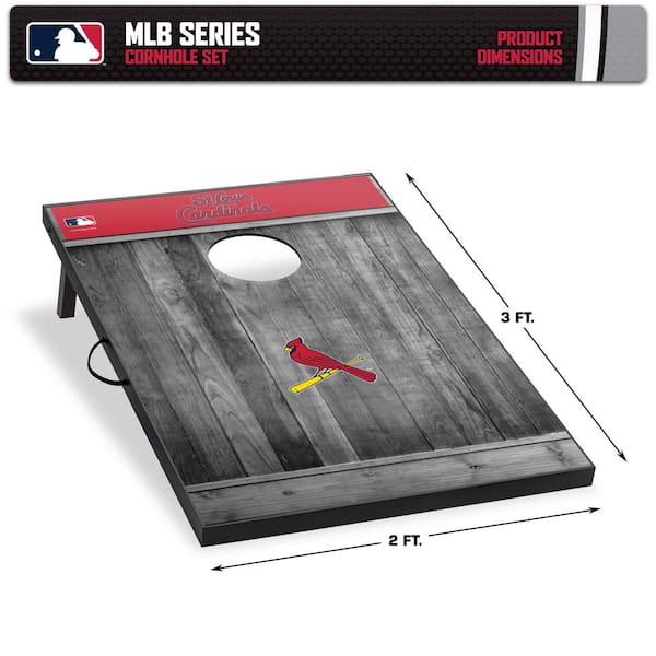 st. louis cardinals table top corn hole game