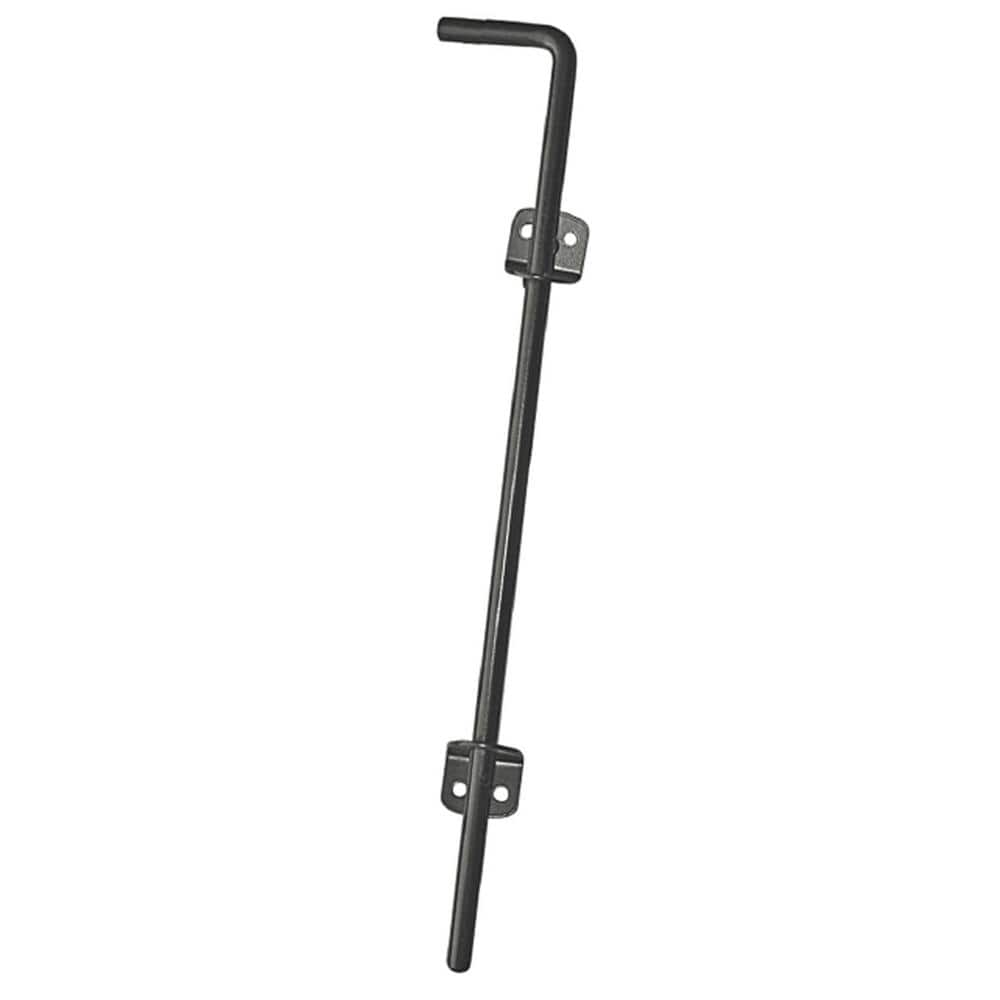 NUVO IRON 18 In. Black Galvanized Steel Cane Bolt (24-Pack) CBW/B-MP24 ...