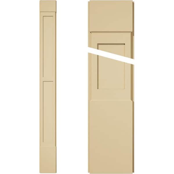 Ekena Millwork 2 in. D x 10 in. W x 102 in. L Primed Polyurethane Pilaster 1-Pack