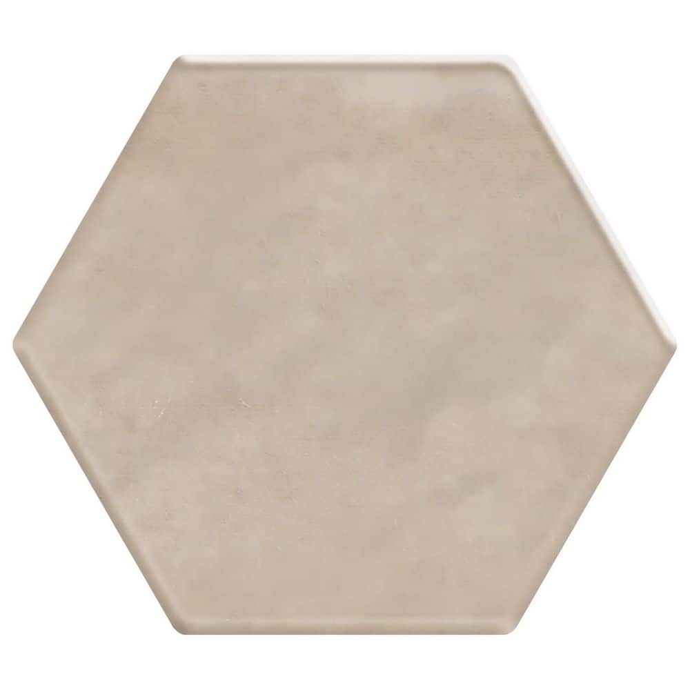 Mesmerist Trance 4 in. x 4 in. Glossy Ceramic Hexagon Wall Tile (3 sq. ft. /case) price history on PriceWatchPro