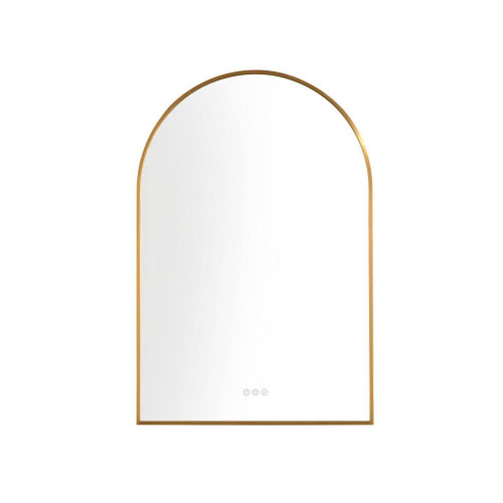 26 in. W x 39 in. H Large Rectangular Stainless Steel Framed Anti-Fog Wall 