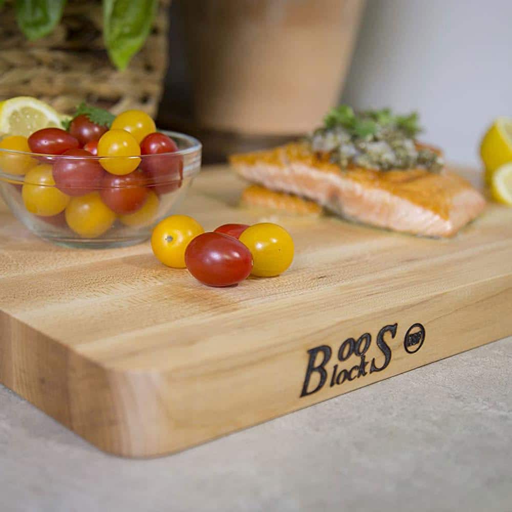 Maple Wood 16" x 10" Reversible Cutting Board with Eased Corners