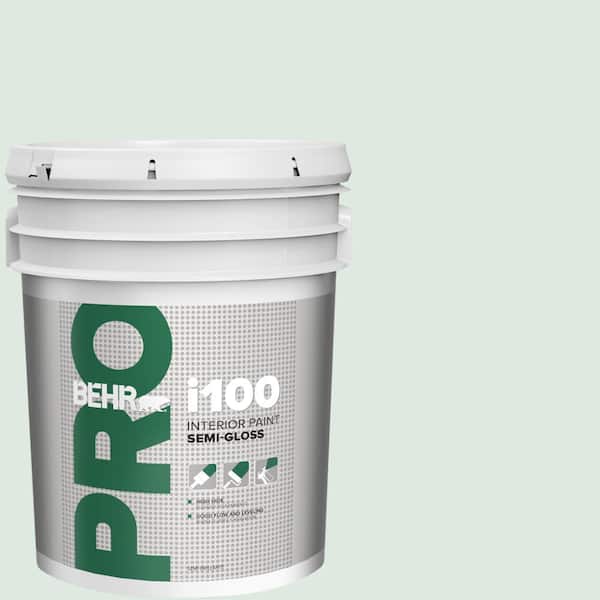 BEHR PRO 5 gal. #470E-2 Water Mark Semi-Gloss Interior Paint