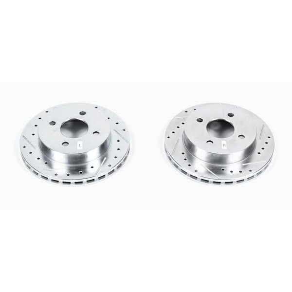 Power Stop Disc Brake Rotor Set 1993 Ford Mustang 2.3l and 5.0l