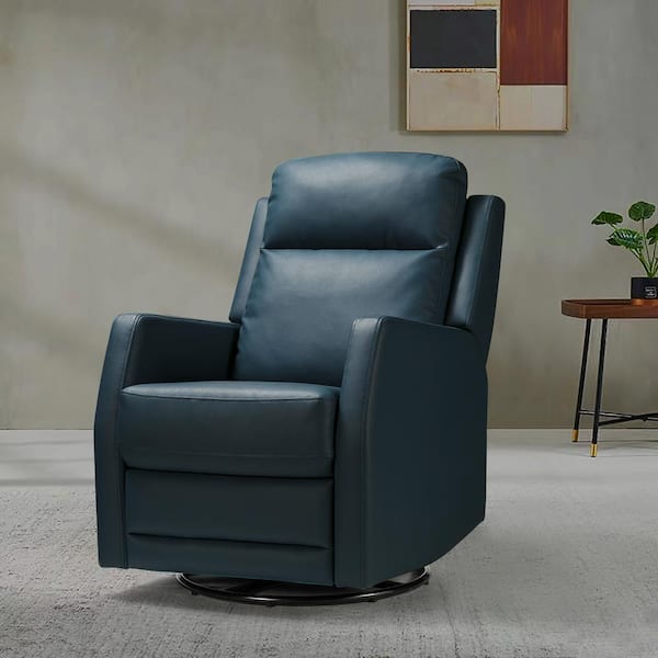 navy recliner rocker