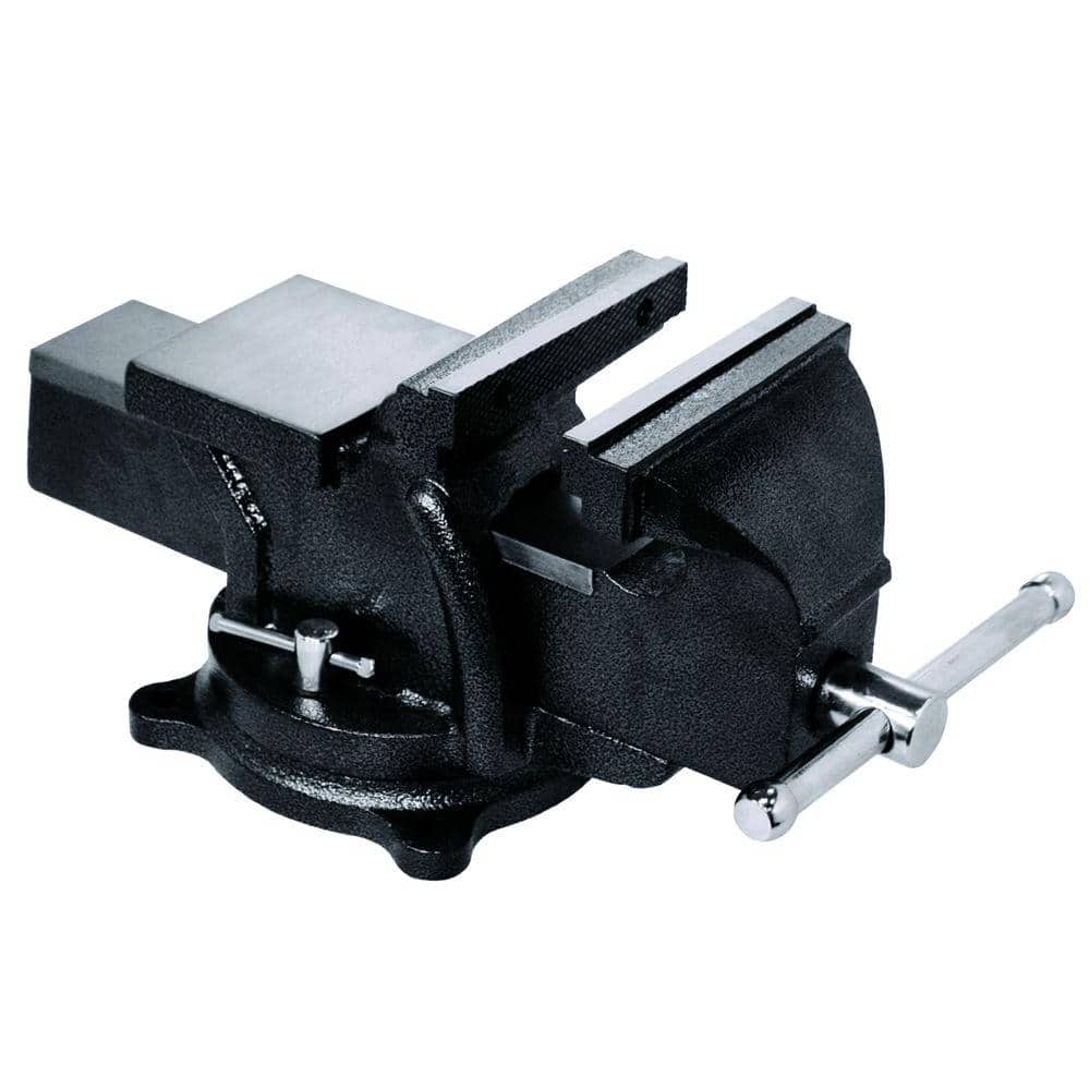 Bessey 6 In Heavy Duty Bench Vise With Swivel Base Bv Hd60 The Home Depot