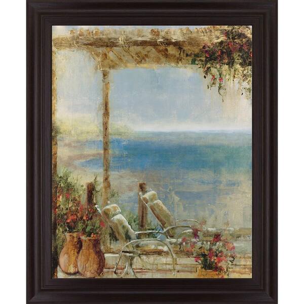 Classy Art 28 in. x 34 in. "Ocean Retreat Il" By Stiles Framed Print