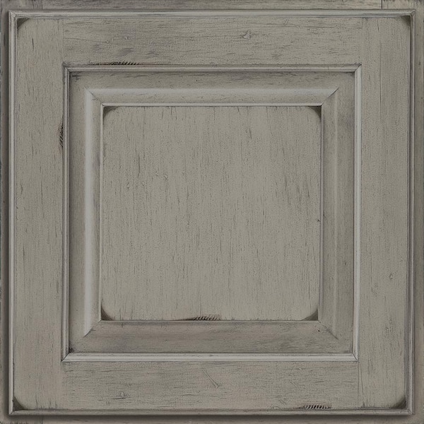 KraftMaid 14-5/8 in. x 14-5/8 in. Cabinet Door Sample in Aged River Rock
