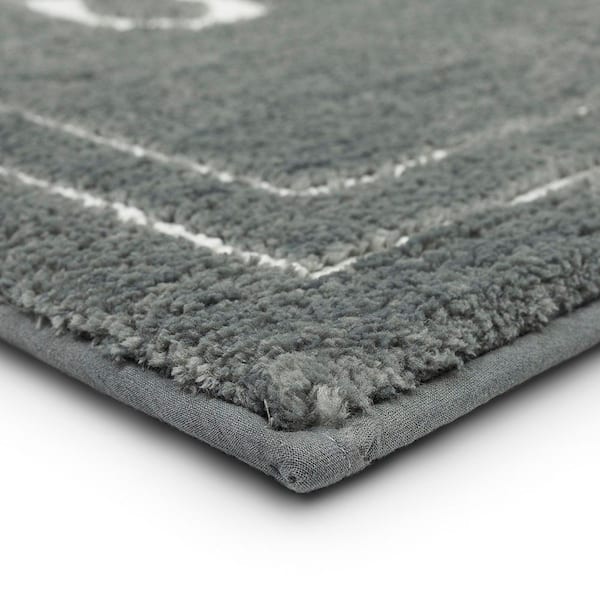 MTH / ふわっRUGMAT Hastings Home Bathroom Mats 22-in x 35-in Rose Cotton Bath