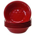 6-Piece Red Bowl Set