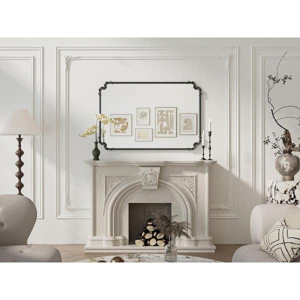 KeonJinn 48 in. H x 32 in. W Framed Rectangular Vintage Mirror